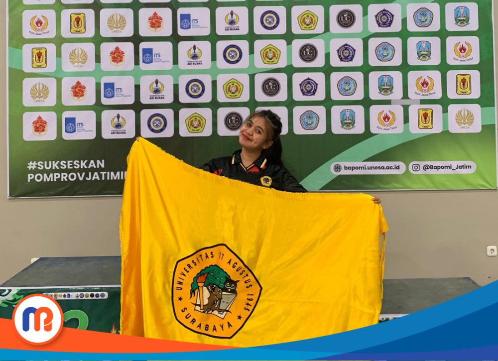 Triana Marta Sisilia, mahasiswi Universitas Tujuh Belas Agustus (UNTAG) Surabaya asal Kabupaten Sampang