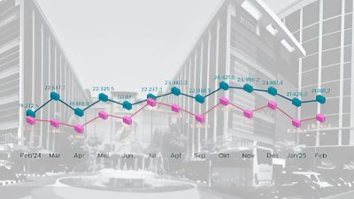 Ilustrasi neraca perdagangan Indonesia sepanjang Januari-April tahun 2025