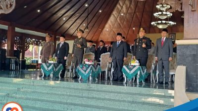 Plh Kepala Seksi Intelijen Kejaksaan Negeri Pamekasan, Ahmad Iriyanto Sudaryono, menghadiri Upacara Harlah Pancasila 2025
