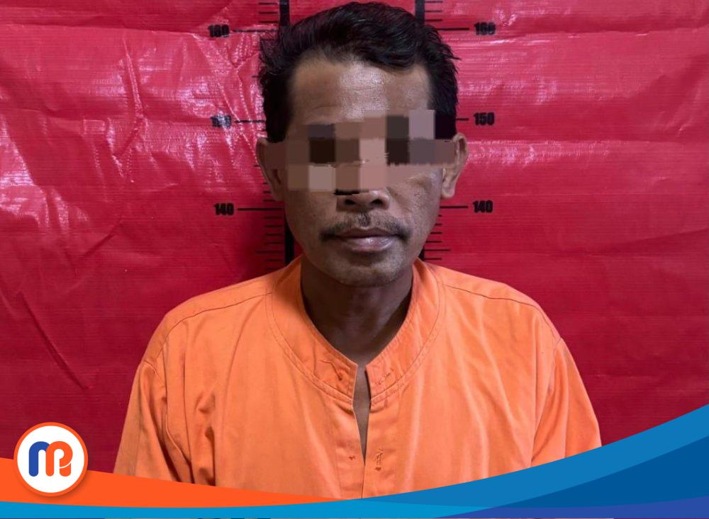 Tersangka berinisial Moh. Sahnan (51), warga Dusun Sumber, Desa Kalisangka, Kecamatan Arjasa, Pulau Kangean