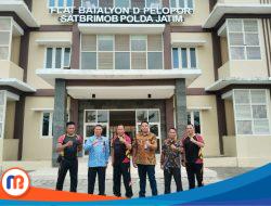 Perkuat Sinergi Keamanan, Kalapas Narkotika Pamekasan Kunjungi Markas Batalyon D Satbrimob