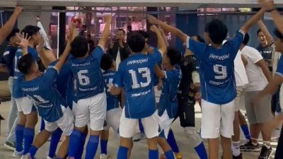 Tim Futsal Pamekasan di Graha Polinema, Kota Malang