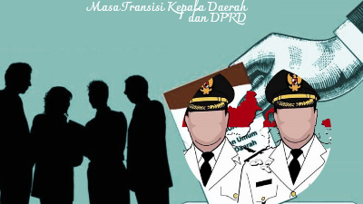 Ilustrasi menggambarkan masa transisi kepala daerah dan DPRD setelah putusan Mahkamah Konstitusi (MK) yang memisahkan Pemilu nasional dan lokal. Masa transisi kepemimpinan di tingkat daerah kini menunggu kepastian hukum dari pembentuk undang-undang sebagai implikasi langsung dari keputusan tersebut.