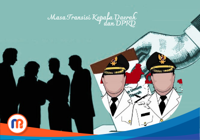 Ilustrasi menggambarkan masa transisi kepala daerah dan DPRD setelah putusan Mahkamah Konstitusi (MK) yang memisahkan Pemilu nasional dan lokal. Masa transisi kepemimpinan di tingkat daerah kini menunggu kepastian hukum dari pembentuk undang-undang sebagai implikasi langsung dari keputusan tersebut.