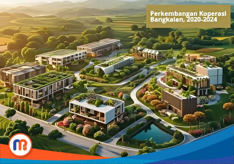 Ilustrasi koperasi aktif di Kabupaten Bangkalan selama lima tahun (lustrum) tahun, 2020-2024