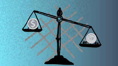 Ilustrasi neraca perdagangan Indonesia pada bulan April 2025