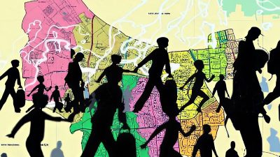 Ilustrasi populasi atau penduduk di DKI Jakarta pada tahun 2025. Menurut data BPS mencapai 10,67 juta jiwa dengan laki-laki lebih dominan daripada perempuan