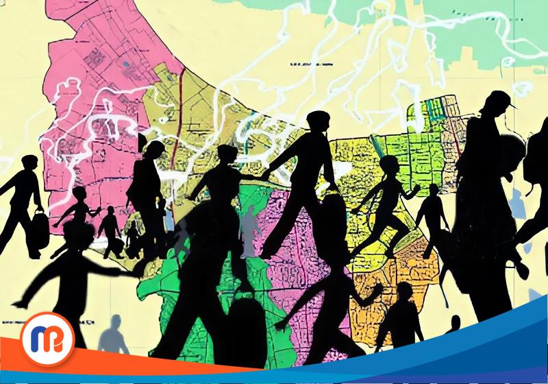 Ilustrasi populasi atau penduduk di DKI Jakarta pada tahun 2025. Menurut data BPS mencapai 10,67 juta jiwa dengan laki-laki lebih dominan daripada perempuan