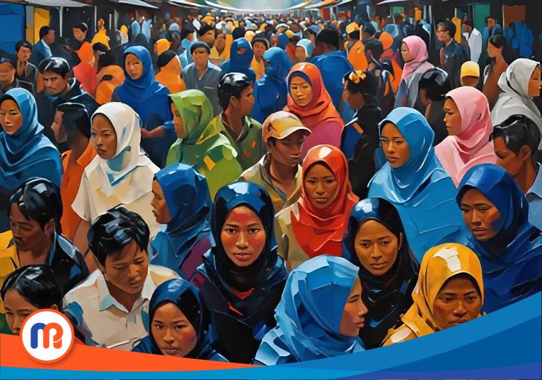 Ilustrasi dinamika pertumbuhan penduduk di Madura, Kabupaten Bangkalan-Sumenep, dalam satu dekade terakhir (2015-2024)