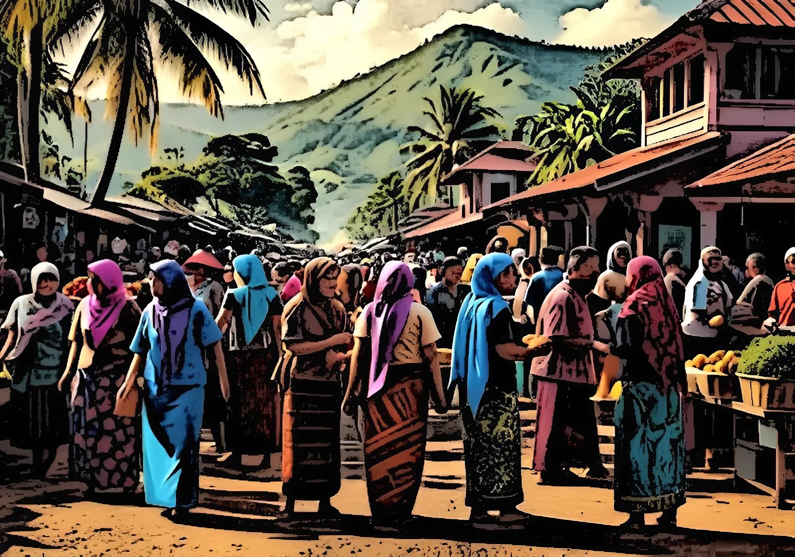 Ilustrasi pertumbuhan penduduk di Kabupaten Sumenep, Madura, Jawa Timur, pada tahun 2015-2024. Menurut BPS Sumenep, rerata pertumbuhannya berada di kisaran 7.877 jiwa per tahun