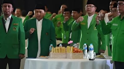 Jajaran pengurus Dewan Pimpinan Pusat (DPP) Partai Persatuan Pembangunan (PPP)