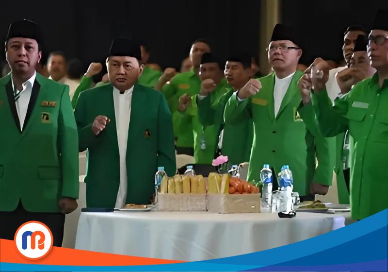 Jajaran pengurus Dewan Pimpinan Pusat (DPP) Partai Persatuan Pembangunan (PPP)