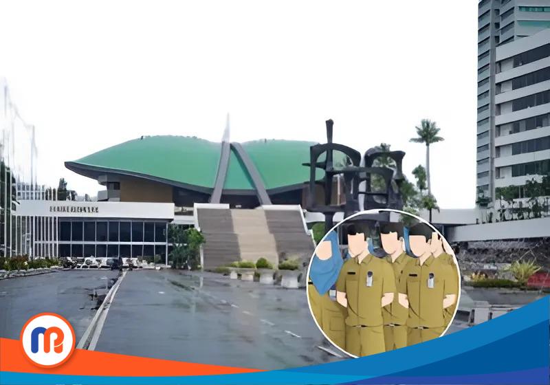 Kantor DPR RI, dimana Ahmad Irawan dan Ateng Sutisna, dimana anggota Komisi II DPR RI ini berkantor. Mereka menolak usulan perpanjangan usia pensiun ASN hingga usia 70 tahun