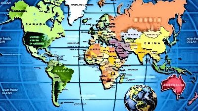 Ilustrasi dinamika kepadatan kependudukan dunia pada tahun 2025, dimana India menggeser dominasi China dalam hal banyaknya penduduk