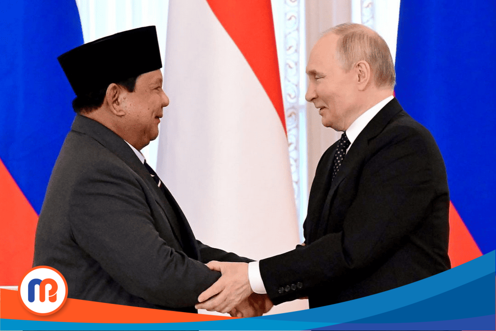 Presiden Prabowo Subianto bertemu dengan Presiden Rusia Vladimir Putin di Istana Konstantinovsky, St. Petersburg, Kamis, 19 Juni 2025.