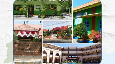 Ilustrasi fasilitas pendidikan (SD - Perguruan Tinggi) di Kabupaten Pamekasan tahun 2024. Data BPS Pamekasan yang diperbarui pada 7 Februari 2025 mencatat total 532 lembaga pendidikan, dengan jenjang sekolah dasar mendominasi. Kecamatan Proppo tercatat sebagai wilayah dengan jumlah fasilitas pendidikan terbanyak.