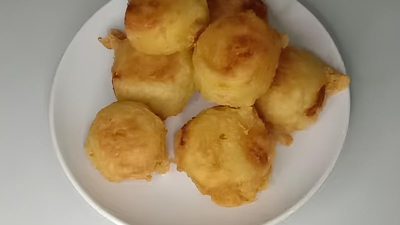 Tangkapan layar tape goreng, jajanan tradisional, yang masih digemari masyarakat hingga kini