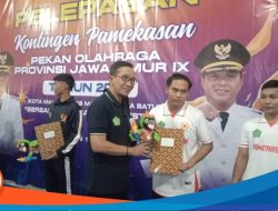 Pelepasan Kontingen PORPROV Jatim IX Tahun 2025, Bupati Pamekasan Harap Atlet Jadi Generasi Emas Olahraga
