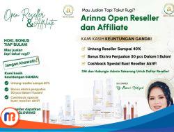 Untung Hingga 40 Persen, Arinna Hidayah Skincare Buka Peluang Reseller tanpa Ribet