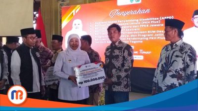 Gubernur Jatim Salurkan Bantuan Sosial Rp6,3 Miliar di Pamekasan
