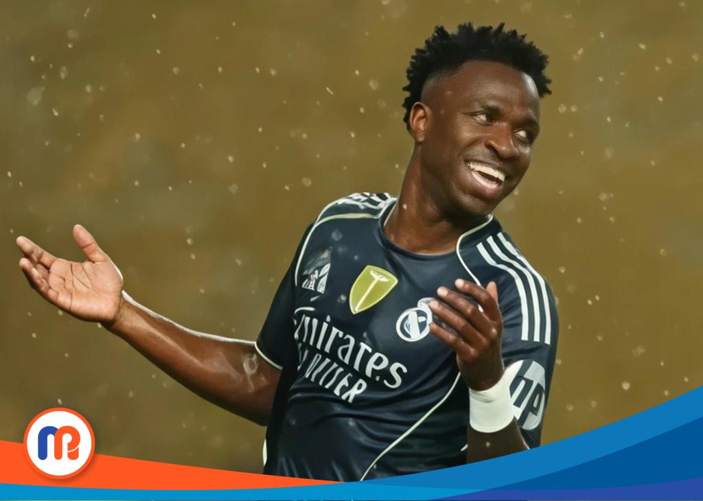 Vinícius Júnior, pemain Real Madrid asal Brasil. Vinicius Jr., mencetak satu gol ke gawang FC Salzburg pada pertandingan sepak bola Piala Antarklub FIFA 2025, di Lincoln Financial Field, Philadephia, Amerika Serikat, pada Jumat (27/06/2025) pagi.
