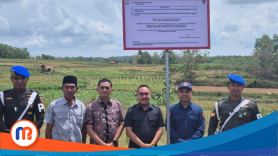 Penyitaan tanah milik tersangka kasus korupsi di Pamekasan oleh Kejari