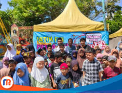 Bahagia Bersama Anak Yatim, Putra Cahaya Kediri Gratiskan Wahana di Pamekasan
