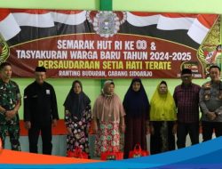 PSHT Ranting Buduran Gelar Tasyakuran Warga Baru & Santuni Lansia di HUT ke-80 RI