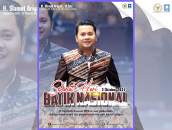 Hari Batik Nasional, Politikus PAN Tegaskan Batik Penopang Ekonomi Kerakyatan