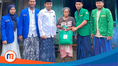 HSN 2025, GP Ansor Tlagah dan PMII Raden Segoro Gelar Bakti Sosial untuk Kaum Duafa