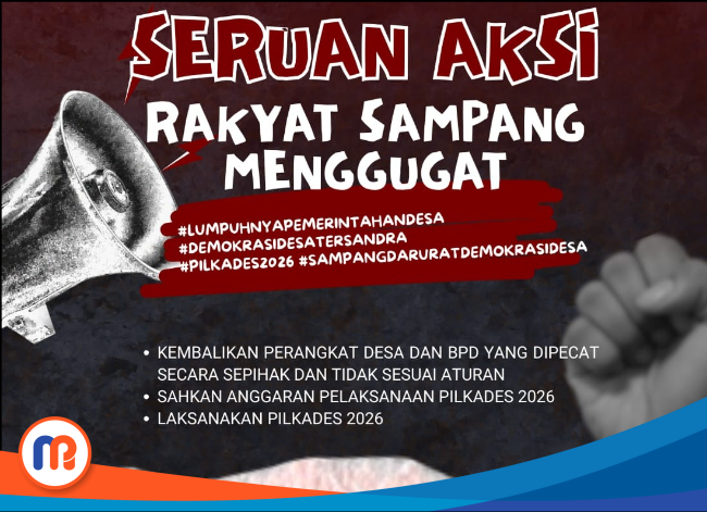 Potongan pamflet seruan aksi F.A.M dan AMDB