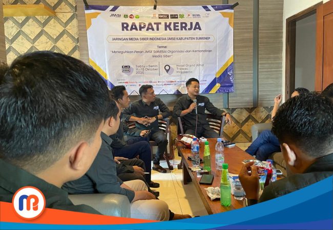 Potret rapat kerja (Raker) JMSI Sumenep yang digelar di Mojokerto, 12–14 Oktober 2025