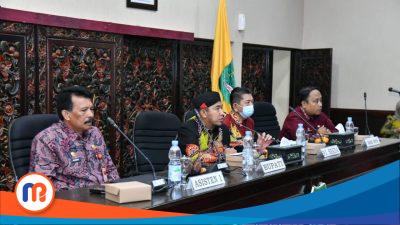 Potret kegiatan peluncuran dan sosialisasi yang berlangsung di Kantor Bupati Sumenep