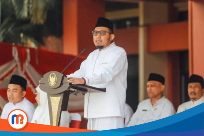 Bupati Sumenep, Achmad Fauzi Wongsojudo saat memberikan sambutan pada beberapa waktu lalu