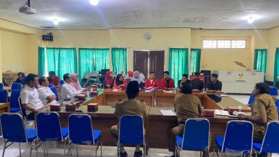 Audiensi GMNI Sampang bersama Dinas Sosial beberapa waktu lalu