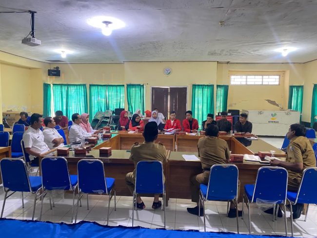 Audiensi GMNI Sampang bersama Dinas Sosial beberapa waktu lalu