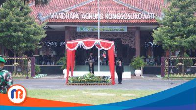 Bupati Pamekasan, Kholilurrahman memimpin Upacara Peringatan Hari Bela Negara ke-77