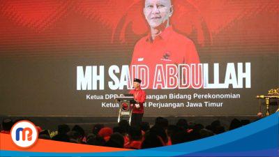 Konferda PDIP Jatim, Said Abdullah Tekankan Persatuan dan Ideologi Bung Karno