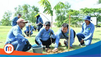 Pemkab Sumenep Gandeng Medco Energi Tanam 1.300 Bibit Pohon di Area TPA