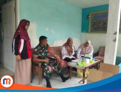 Babinsa Koramil Kota Dampingi Kegiatan Posyandu Nusa Indah di Kelurahan Patemon