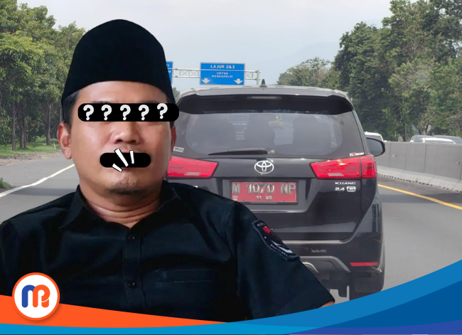 Sosok pengguna mobil dinas KPU Sampang