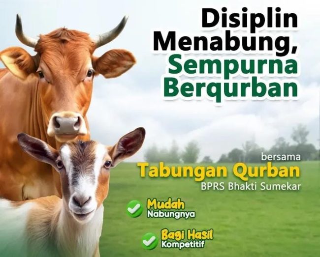 Pamflet Tabungan Qurban BPRS Bhakti Sumekar