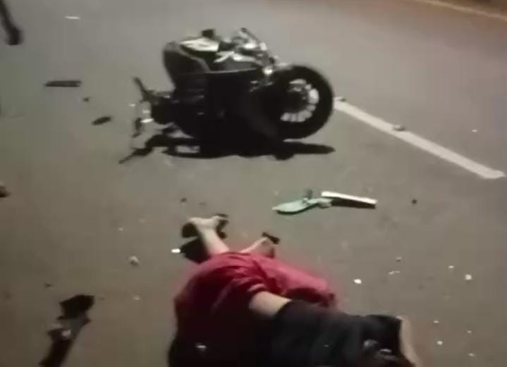 Tangkap layar dari video Groub WhatsApp Kecelakaan lalu lintas tragis terjadi di Desa Patean, Kecamatan Batuan, Kabupaten Sumenep, Jawa Timur