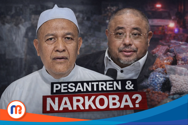 Kolase KH Mahrus Abdul Malik dan Anggota DPR RI Aboe Bakar Alhabsyi, perihal isu narkotika masuk pesantren