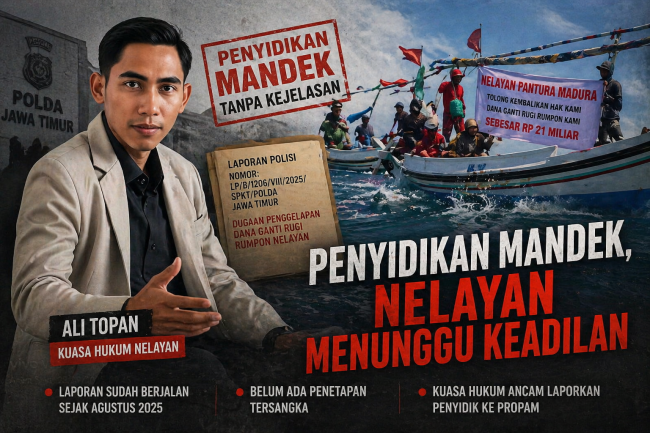 Ali Topan, kuasa hukum nelayan