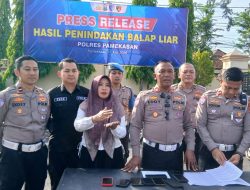Satlantas Polres Pamekasan Amankan 582 Motor dari Penindakan Balap Liar