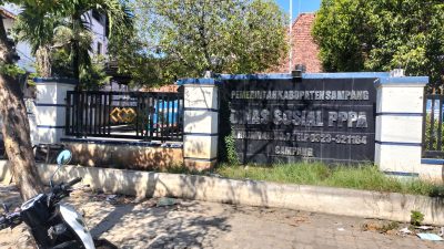 Kantor Dinas Sosial Kabupaten Sampang Yang Berada di Jalan Rajawali, Kecamatan Kota Sampang, Kabupaten Sampang