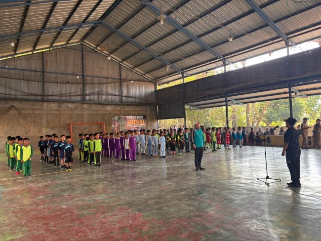 Apel pembukaan turnamen futsal antar lembaga MI se-Kecamatan Banyuates